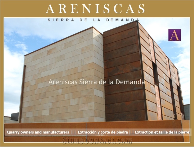 Cantera Arenisca Dorada Sierra - Buff Beige Sandstone Quarry