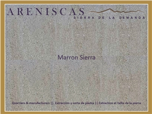 Cantera Arenisca Marron Sierra - Brown Sandstone Quarry