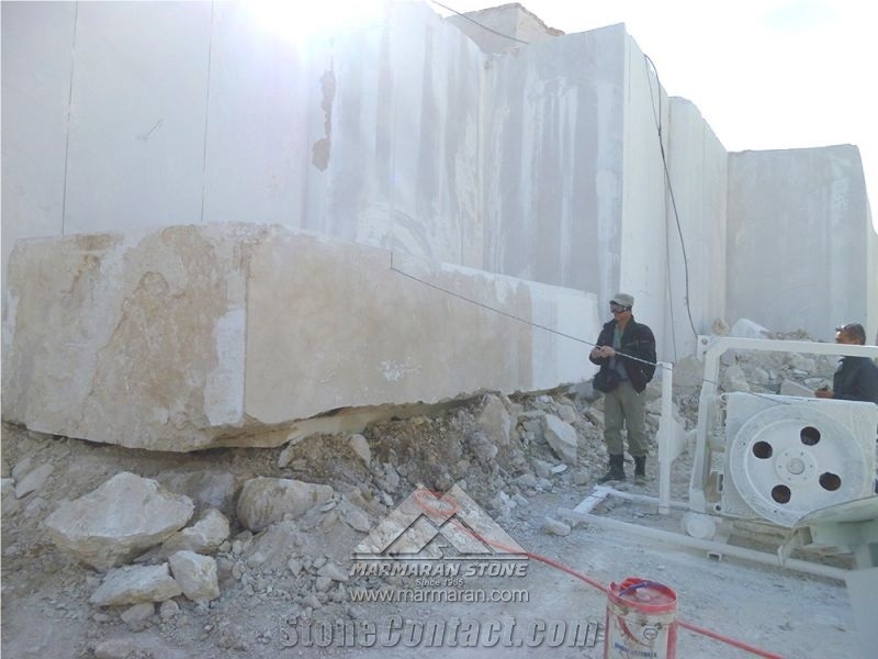 Marmaran Cream Marble Quarry