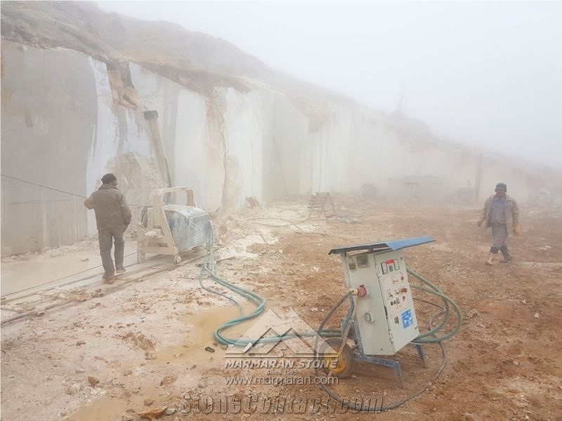 Marmaran Golden Grey Marble Quarry