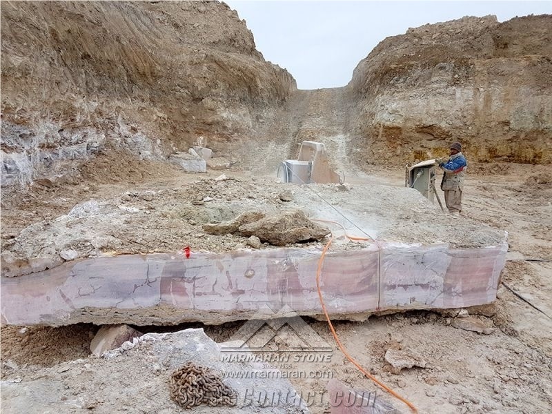 Persian Pink Onyx - Light Pink Onyx Quarry
