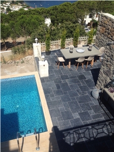 Denizli Black Neruda Marble Quarry