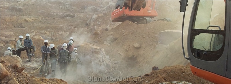 Fortune Black Granite Quarry