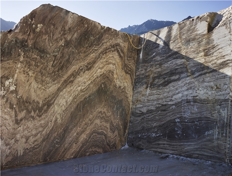 Marmo Palissandro Marrone Tigrato -Palissandro Brown Marble Quarry