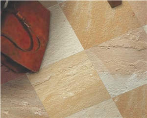 Raveena Sandstone, Buff-Mint Sandstone, India Beige Sandstone Quarry