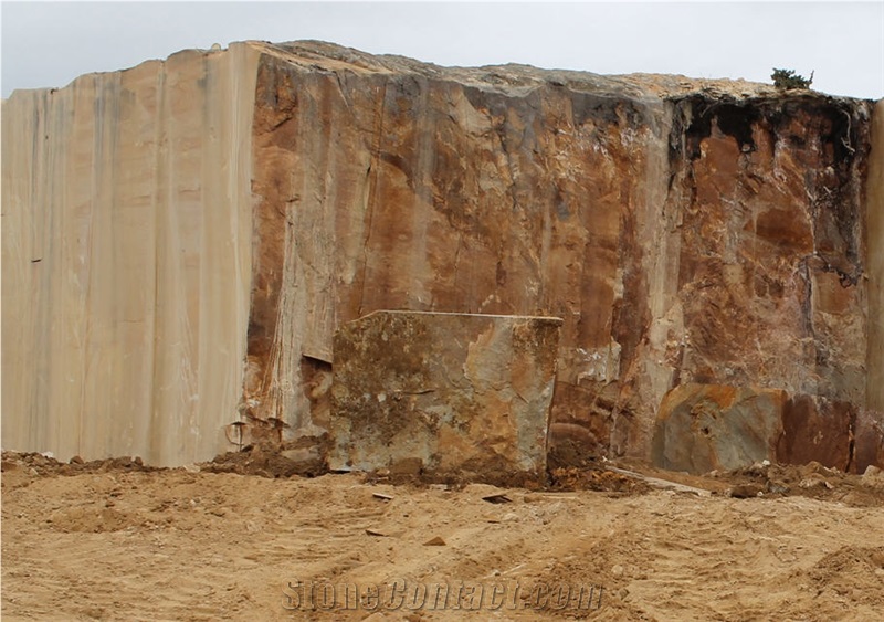 Cantera Arenisca Camel Sierra -Camel Brown Sandstone Quarry
