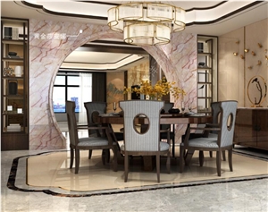 Iran Gold Royal Shanna Marble Quarry