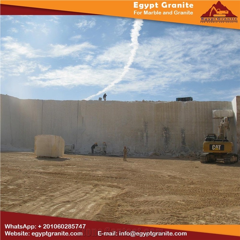 Golden Cream Marble Quarry
