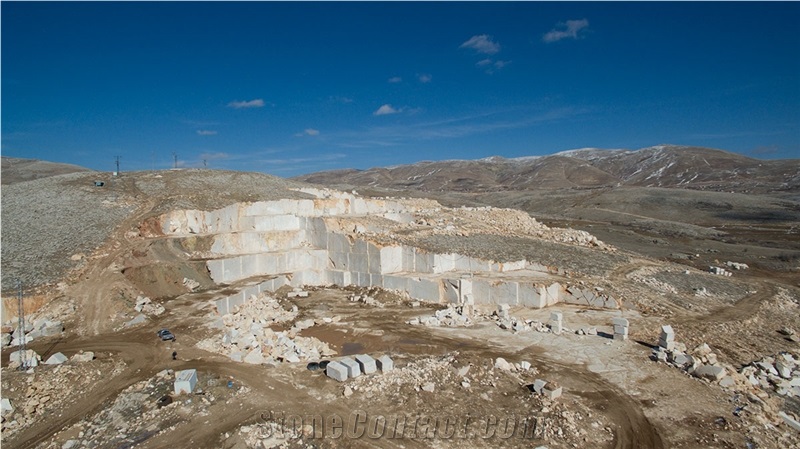 Antalya Cream Green Light Beige Marble Quarry