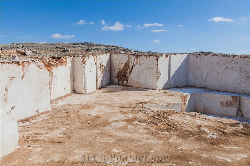 Antalya Cream Green Light Beige Marble Quarry