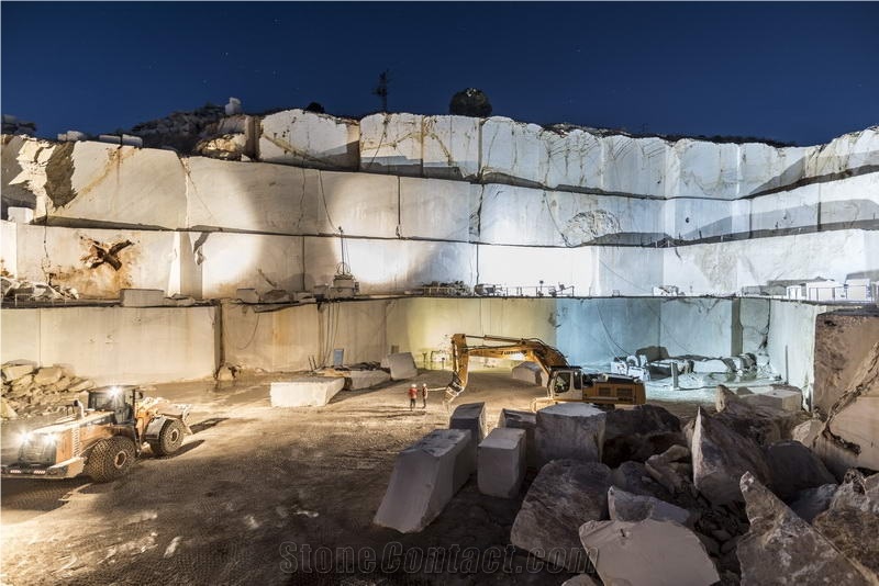 Crema Petras Marble Quarry
