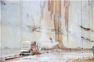 Greenish White Marble Quarry