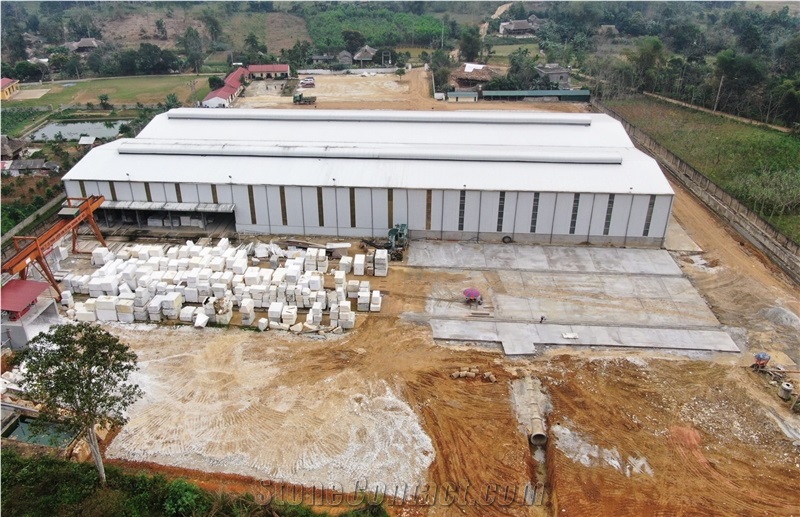 White Calcite Marble Quarry