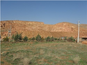 Azarshahr Red Travertine Quarry Azarshahr Red Travertine Quarry