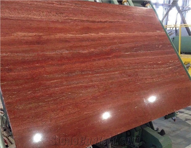 Azarshahr Red Travertine Quarry