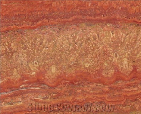 Azarshahr Red Travertine Quarry