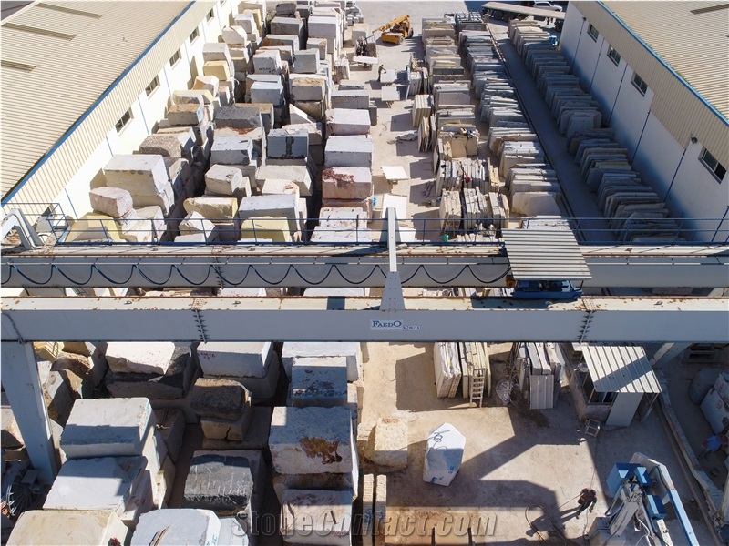 Jaune Boujaad Limestone Oued Zem Quarry