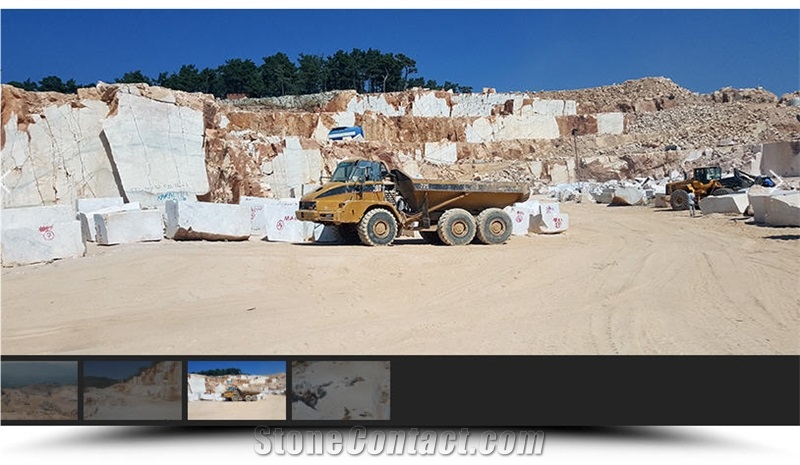 Ermas Golden Crystal Marble Quarry