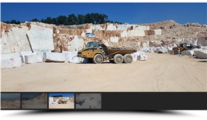 Ermas Golden Crystal Marble Quarry