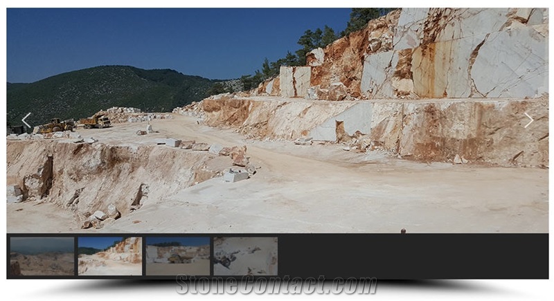 Ermas Golden Crystal Marble Quarry