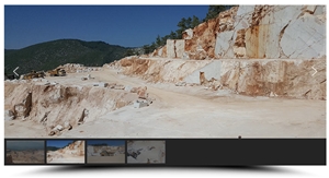 Ermas Golden Crystal Marble Quarry