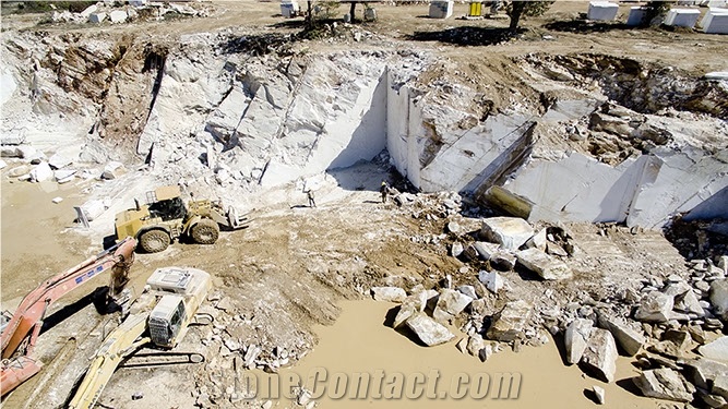 Jasmine White Marble Quarry