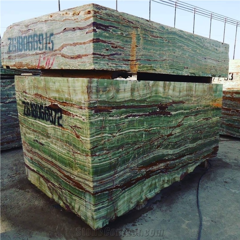 3D Pakistan Green Onyx Quarry