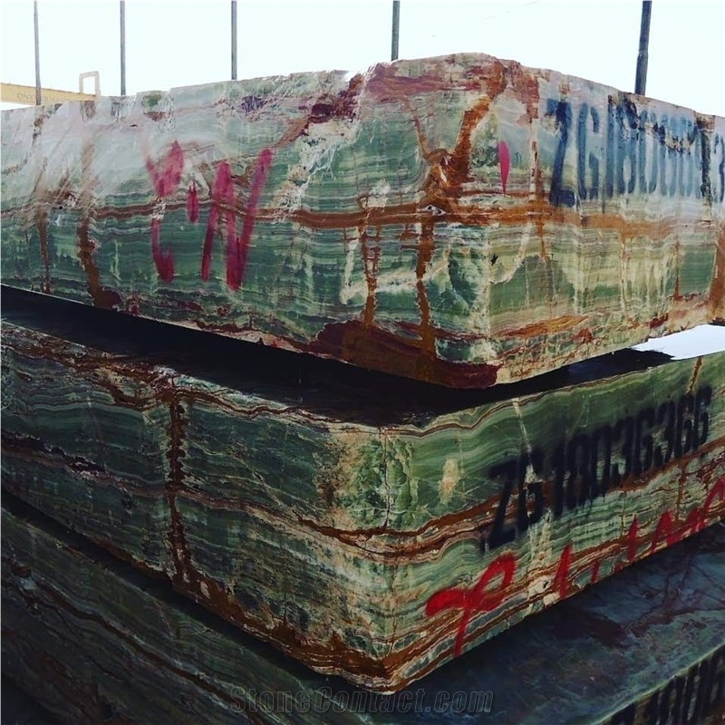3D Pakistan Green Onyx Quarry