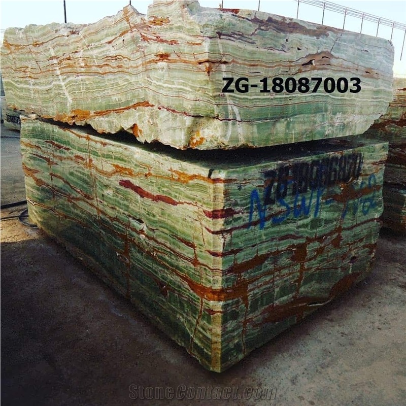3D Pakistan Green Onyx Quarry