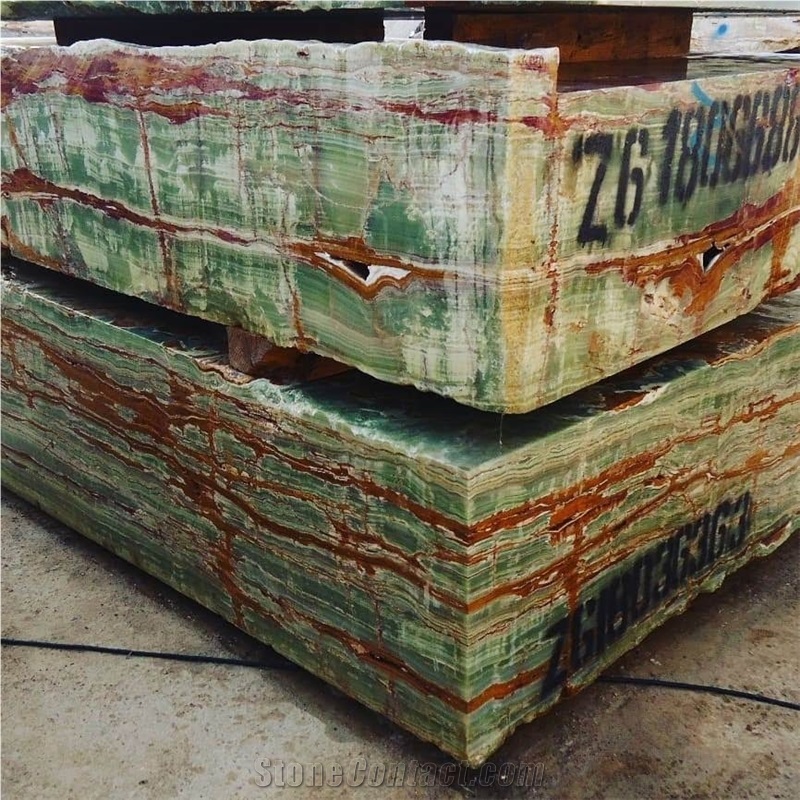 3D Pakistan Green Onyx Quarry