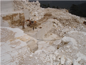 Thassos Snow White Marble Quarry