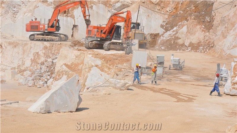 Balkan White Marble Quarry