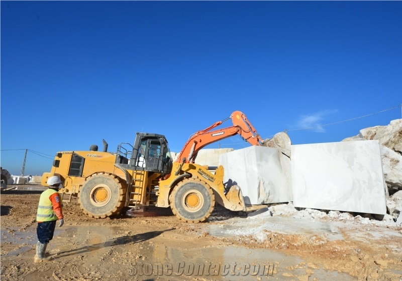 Active Grey Marble Quarry