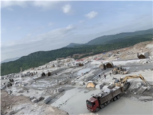 Pearl White Granite Quarry