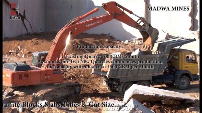 Kisan Red Granite - Kisan Pearl Granite Quarry