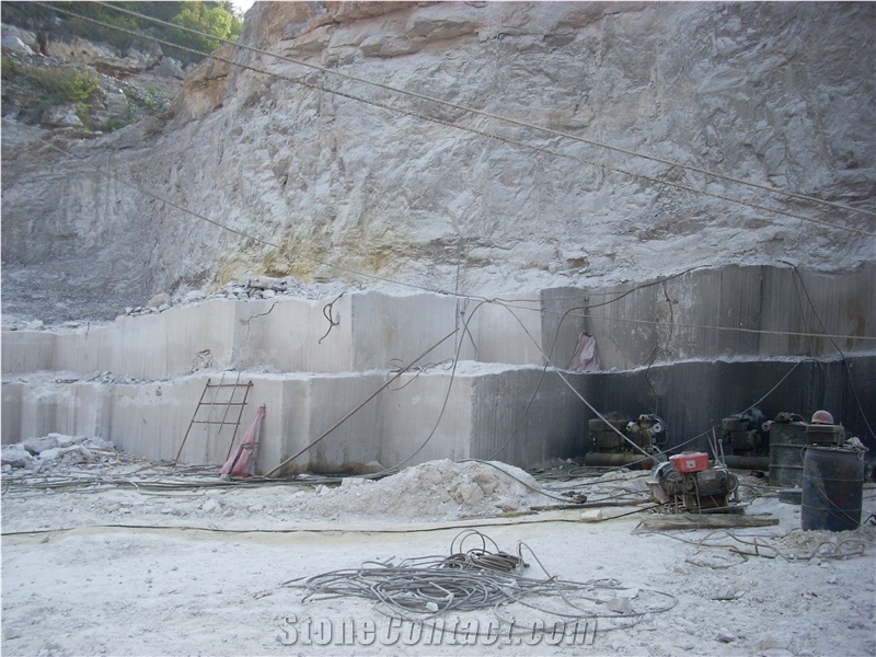 White Wooden Marble Quarry