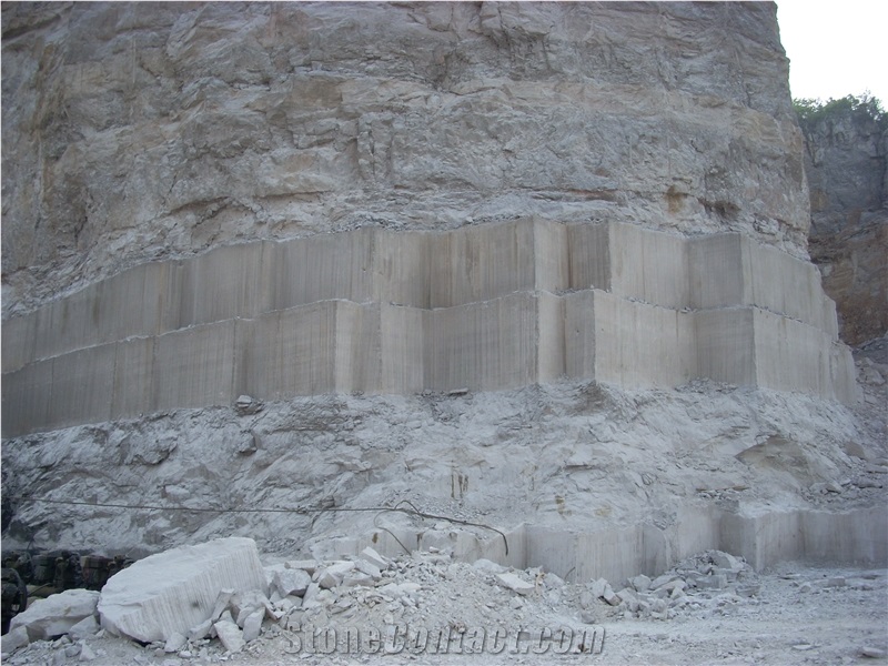 White Wooden Marble Quarry