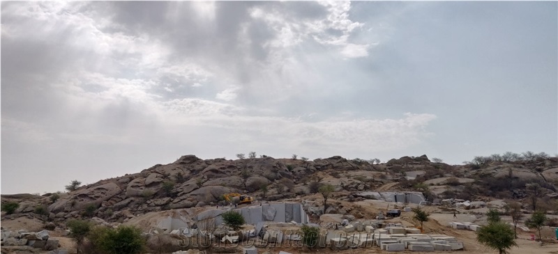 Nadol Silver White Granite - Platinum White Granite Quarry