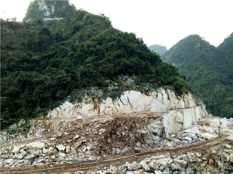 Yen Bai White Marble Quarry