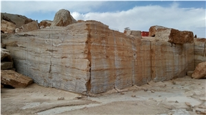 Gazanbar Silver Travertine Quarry
