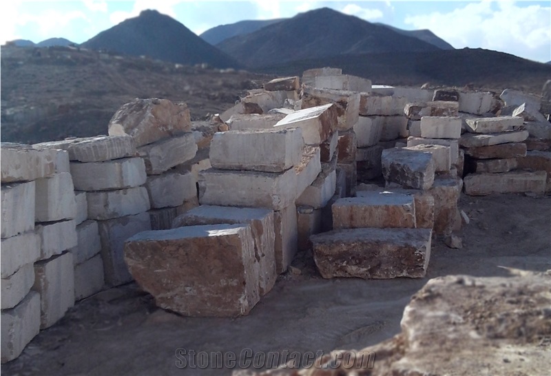 Gazanbar White Travertine Quarry
