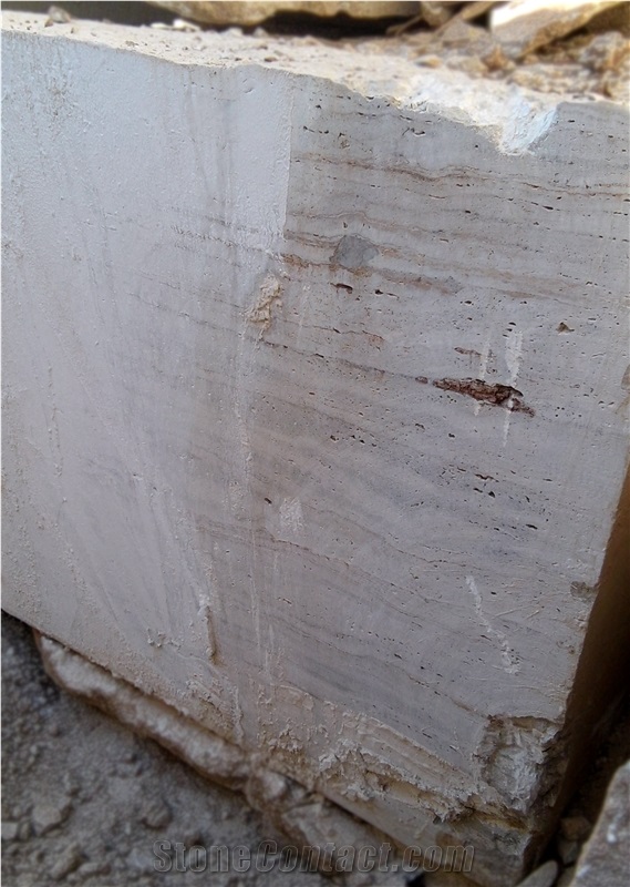 Gazanbar White Travertine Quarry