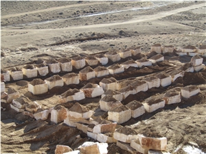 Gazanbar White Travertine Quarry