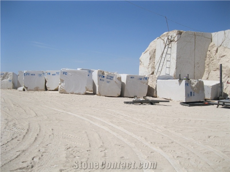 Crema Persia Rose Marble Quarry