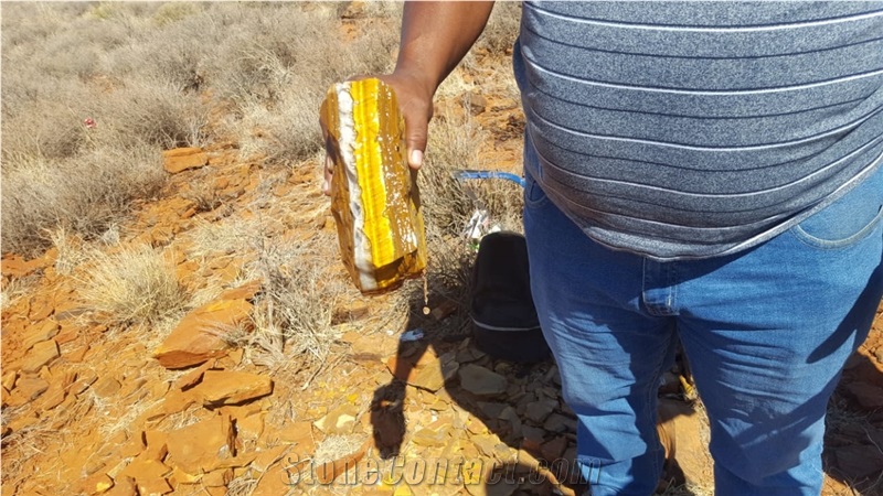Tiger-eye Mine Semiprecious Stone Quarry