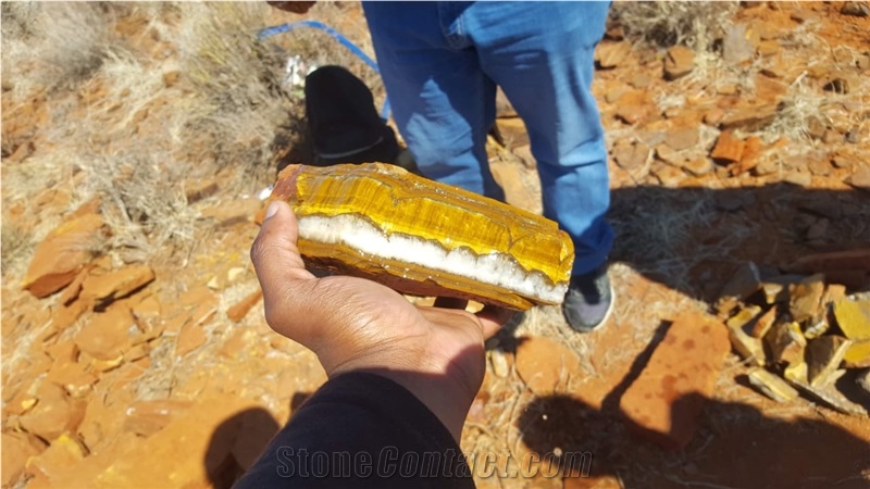 Tiger-eye Mine Semiprecious Stone Quarry
