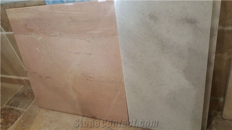 TURKISH PINK WHITE MARBLE QUARRY