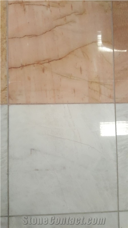 TURKISH PINK WHITE MARBLE QUARRY