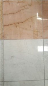 TURKISH PINK WHITE MARBLE QUARRY
