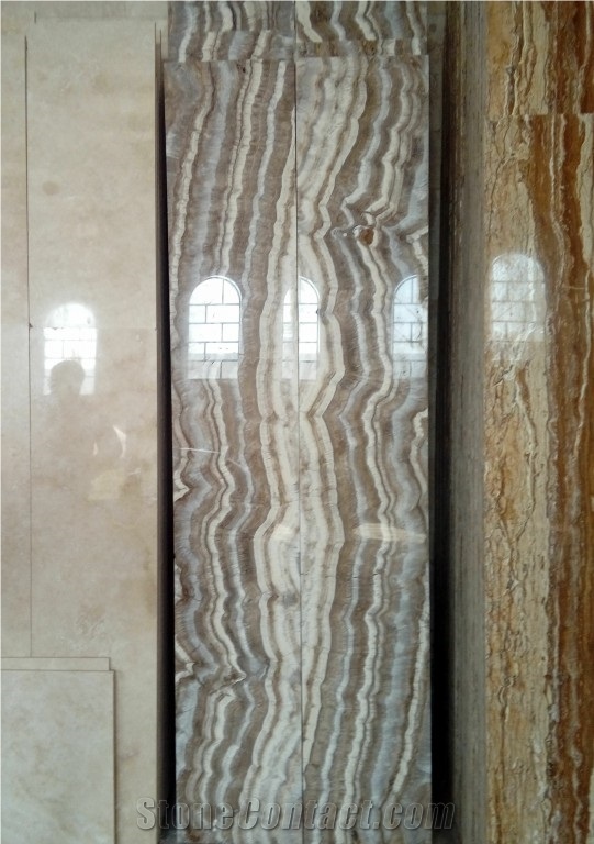 Gazanbar Silver Travertine Quarry